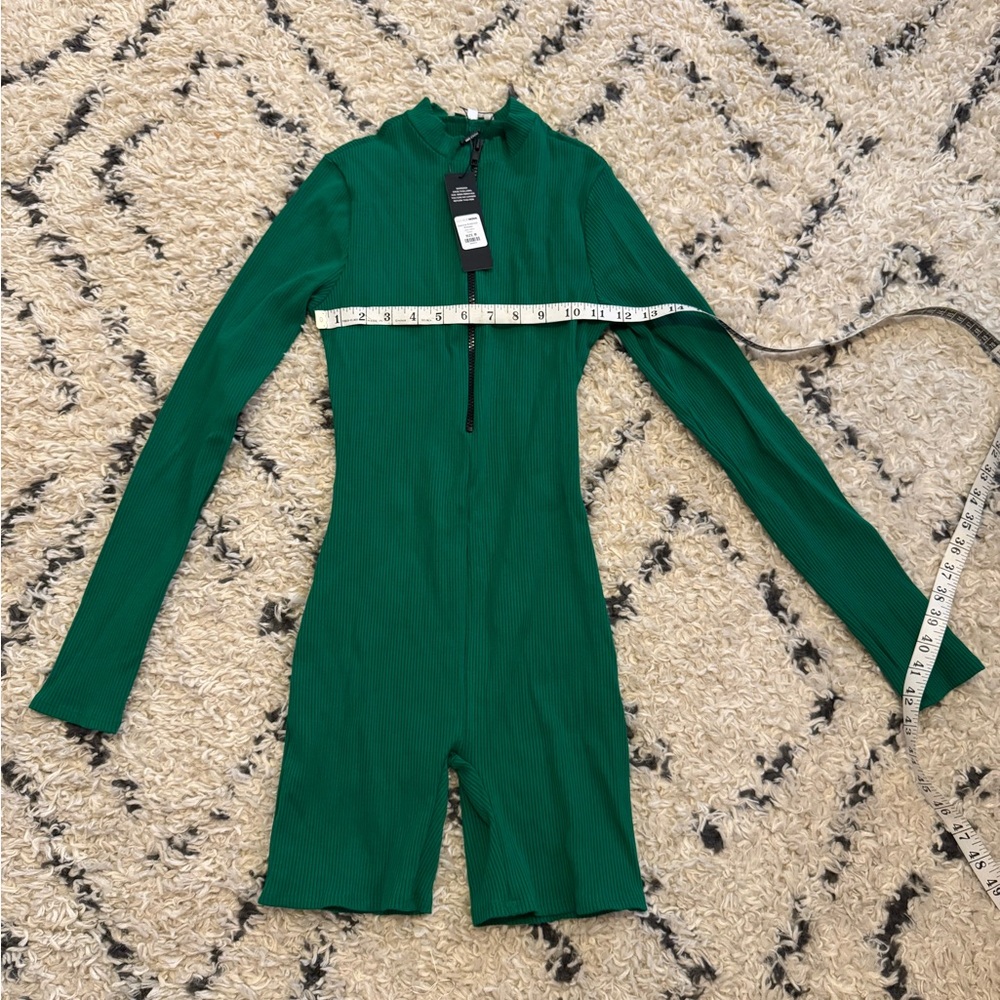 Woman Green Romper Size M